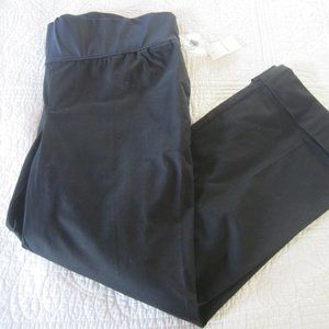 Gap Maternity Pants 6 Black Cuffed